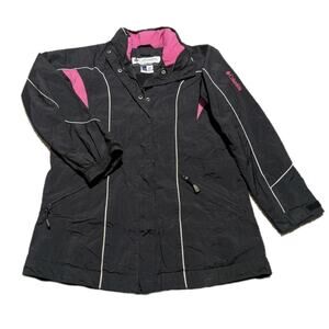 Columbia Small Women Weatherproof Jacket ZIP Up Pink No Hold Zip Pockets